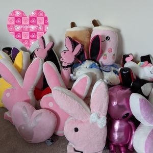 Playboy bunny pillows hanging out 🐰